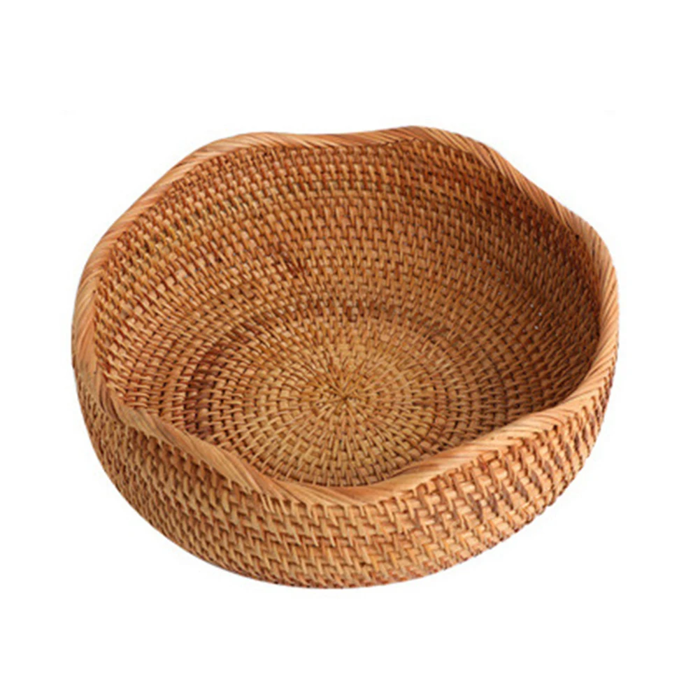 

Плетеная корзина для хранения из ротанга, лоток для хранения, мягкая щетка для ежедневного ухода, вентилируемое место для хранения