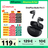 Global Version OnePlus Buds Pro 3 Earphone Up to 50dB Noise Canceling Spatial Audio with Head Tracking Hi-Resolution Audio