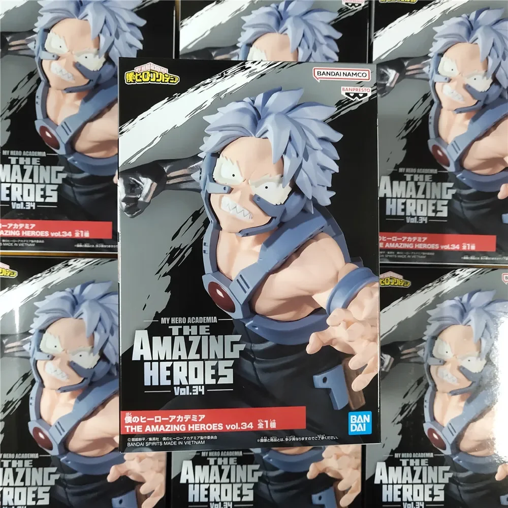 Anime Original Bandai My Hero Academia DXF Tetsutetsu PVC Action Figures Boku No Hero Academia Collect Decorative Model Toys