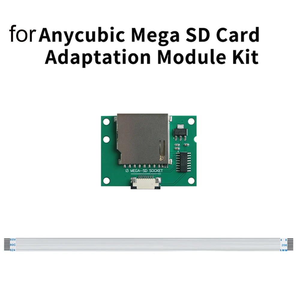 

1 Set SD Card Expansion Board Module Board with Cable for Anycubic Mega Module SD Card Adapter 3D Printer Accessories