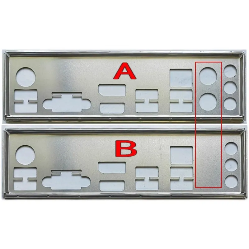 I/O Shield BackPlate Back Plate Bracket for MSI B560M PRO-VDH WIFI IO Blank Motherboard Baffle Chassis Backplane