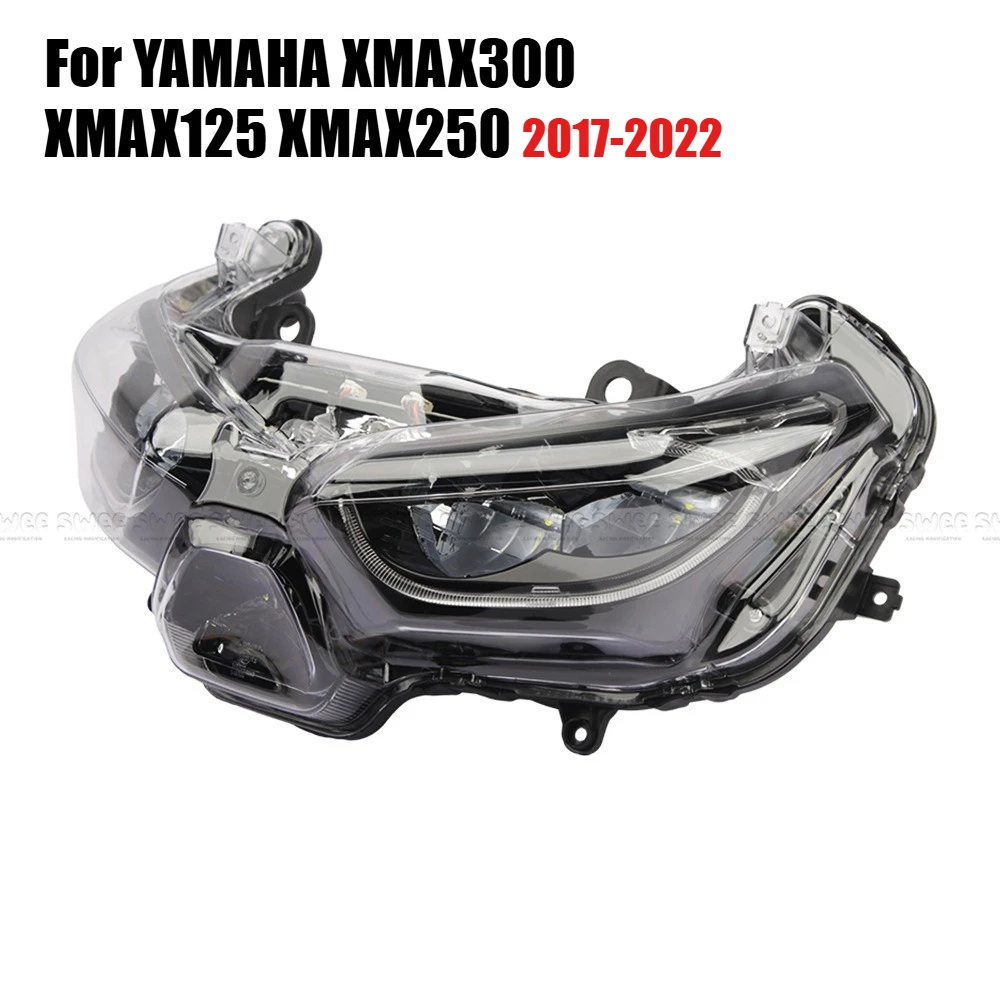 For YAMAHA XMAX300 XMAX 300 XMAX125 XMAX250 2017-2022 Motorcycle Front Headlight Assembly Head Lamp Light LED Light  Accessories