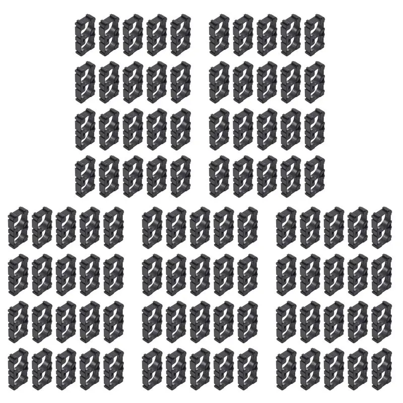 

Двойной держатель для литиевых батарей ABUL-100X 18650 для сборки аккумуляторных блоков своими руками, черный