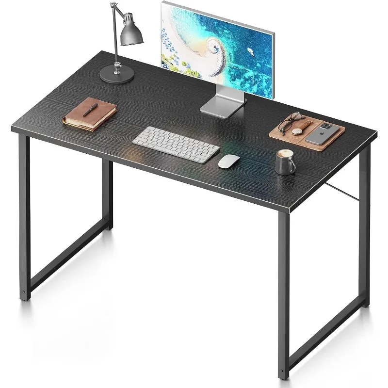 

32 Inch Computer Desk, Modern Simple Style Desk for Home Office, Study Student Writing Desk, Black