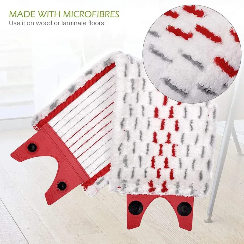 High Quality Microfiber Floor Mop Pads Reusable Flat Spin Mop Cloth Replacement for Vileda UltraMax Quick Drying Machine Washabl