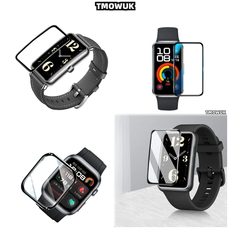 

For Huawei Band 6 7 8 9 10 B6 B7 Watch D2 Fit 3 4 Pro Special Edition 3D Curved Flexible Screen Film Full Cover Protective