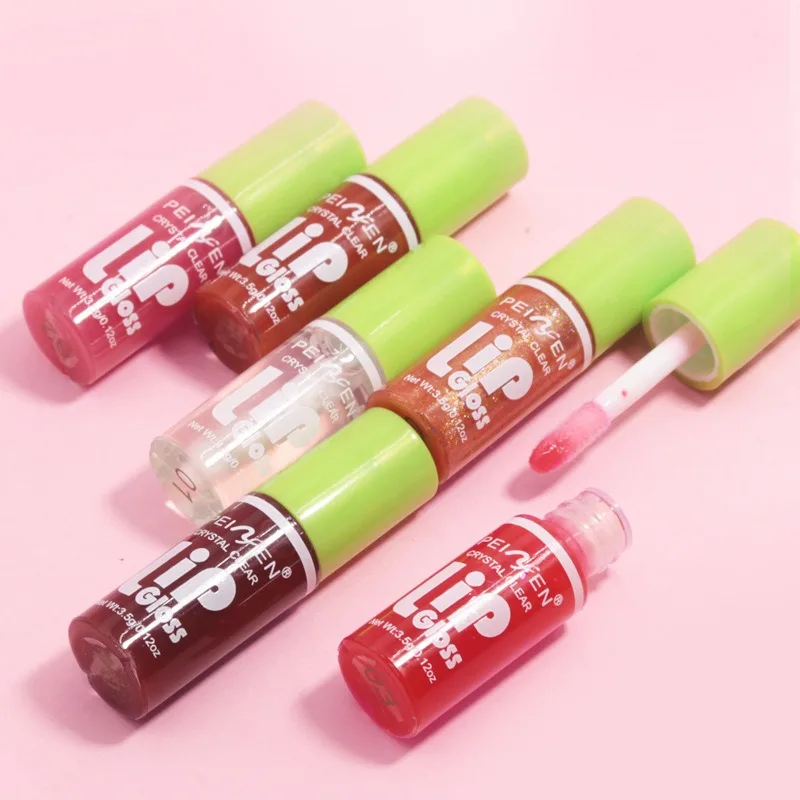 6pcs/Set Lipstick Mirror Surface Lip Moisturizing Lip Moisten Long Lasting Lip Protection Oil Hydrating Liquid Lips Cosmetics