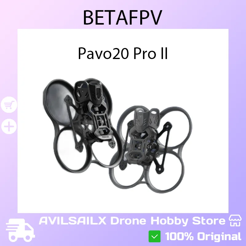 BETAFPV Pavo20 Pro II FPV Whoop Drone Frame - Compatible with O4/O4 Pro FPV Accessory