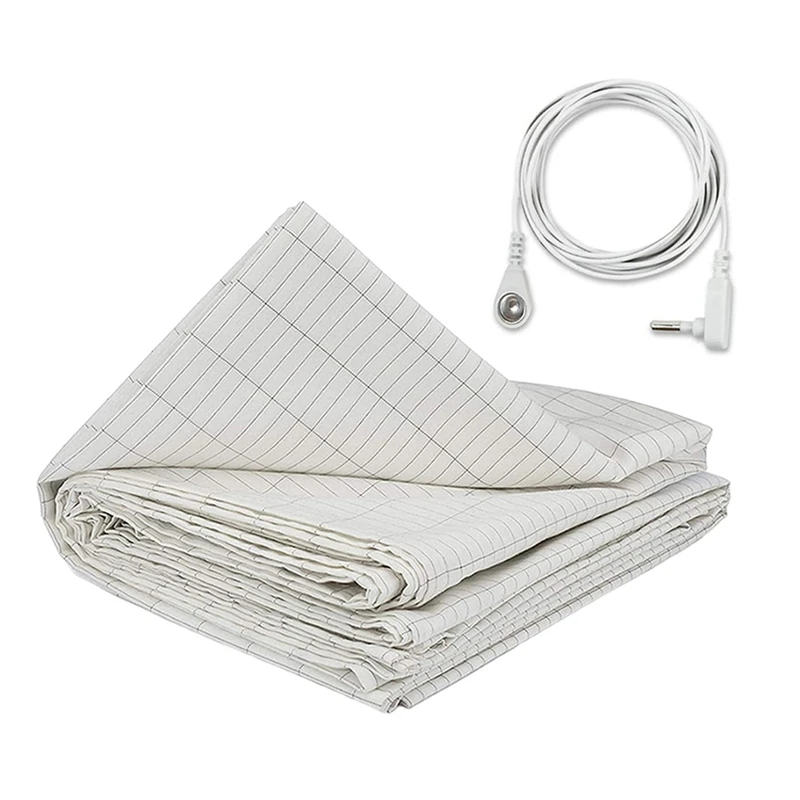 27X52inch Grounding Sheet Conductive Silver Fiber Material Skin Friendly And Comfortable Enhance Sleep Quality