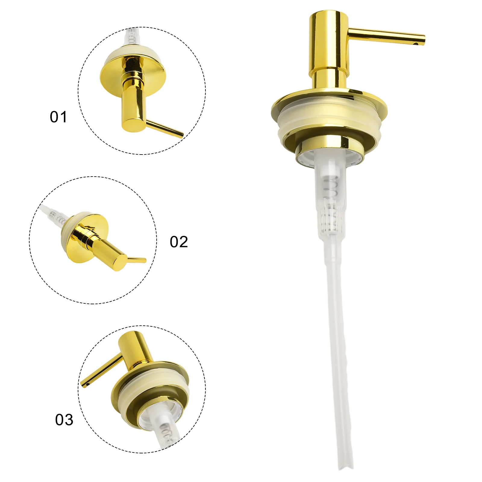 

Насосная головка ABS с ручным приводом, для салонов, с мягкой уплотнительной прокладкой, стандартная резьба 28400, долговечность