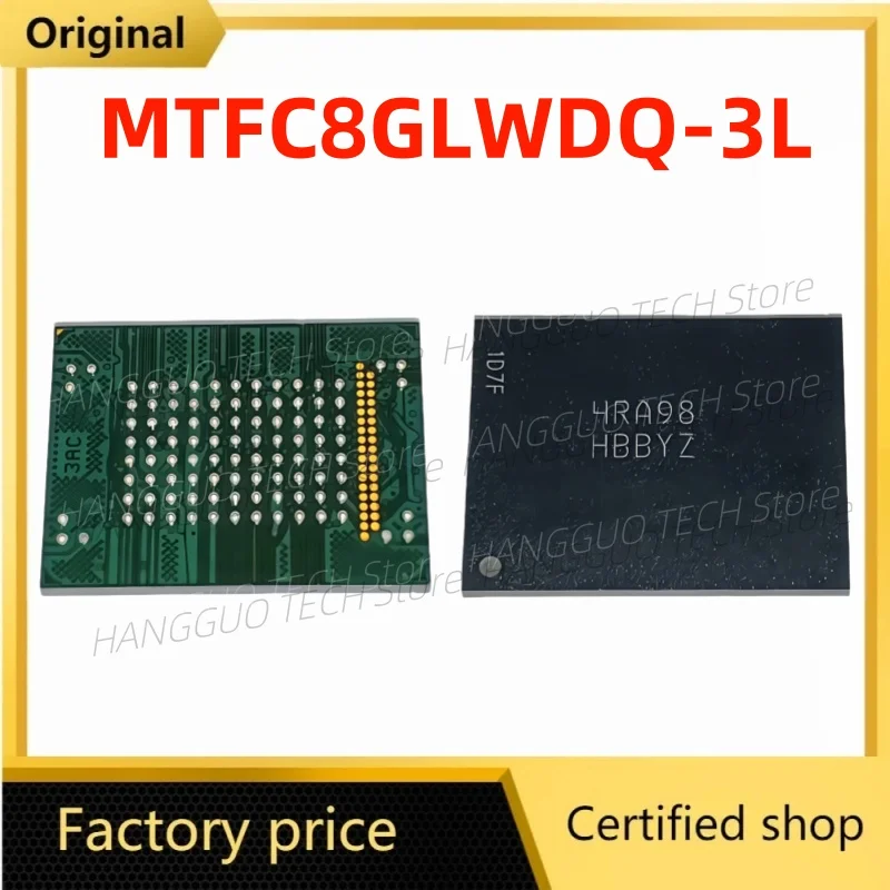 

1 pz/lotto Brand new and original MTFC8GLWDQ-3L HBBAC HBBYZ MTFC8GLWDQ-3L BGA100