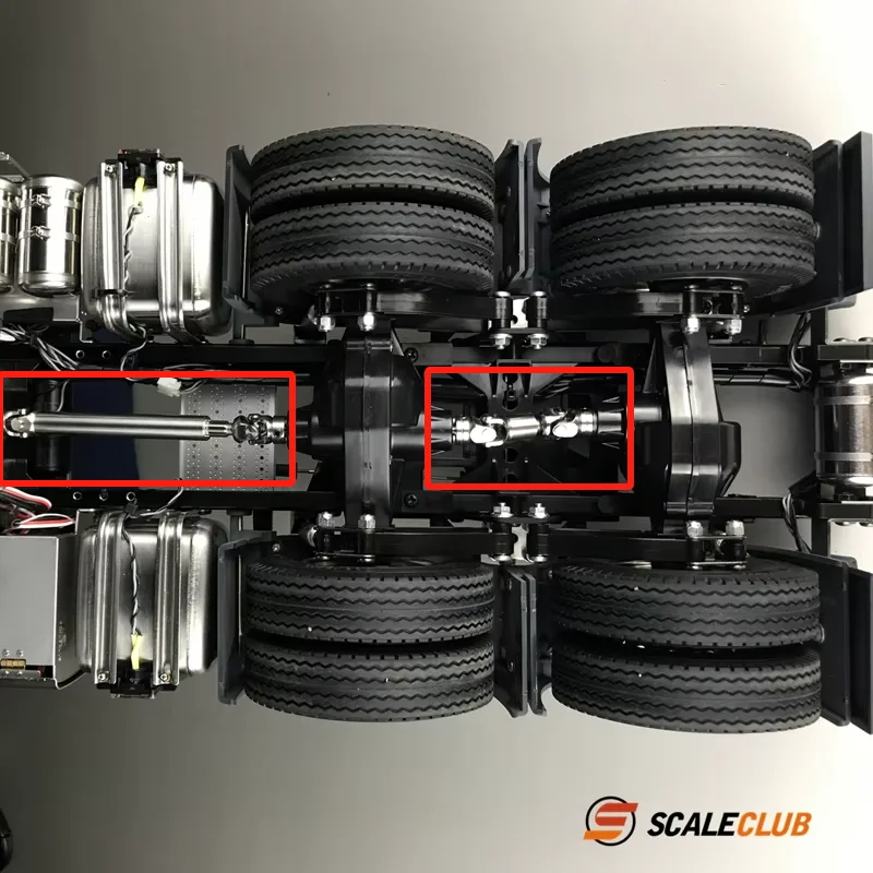 Scaleclub 1/14 Tamiya tractor truck dump truck climbing car simulation metal CVD drive shaft
