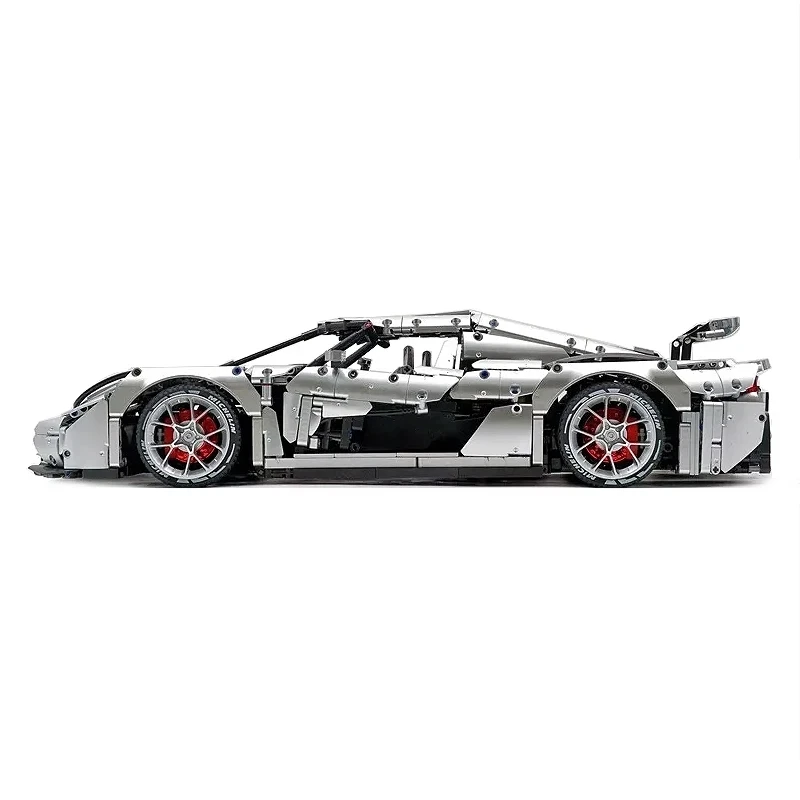 MOC T010 Technische Stad Super Sport Racing Voertuig Hypercar 1:8 Model Bouwstenen Bricks Puzzel DIY Speelgoed Kerstcadeaus Kinderen