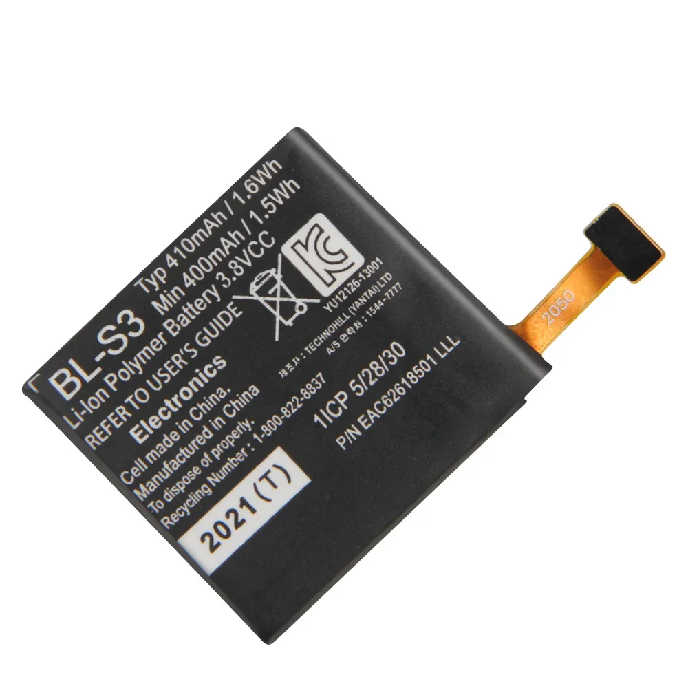 Ban Đầu Thay Thế Pin BL-S3 Cho LG G Watch R W110 W150 Pin Đồng Hồ 410MAh