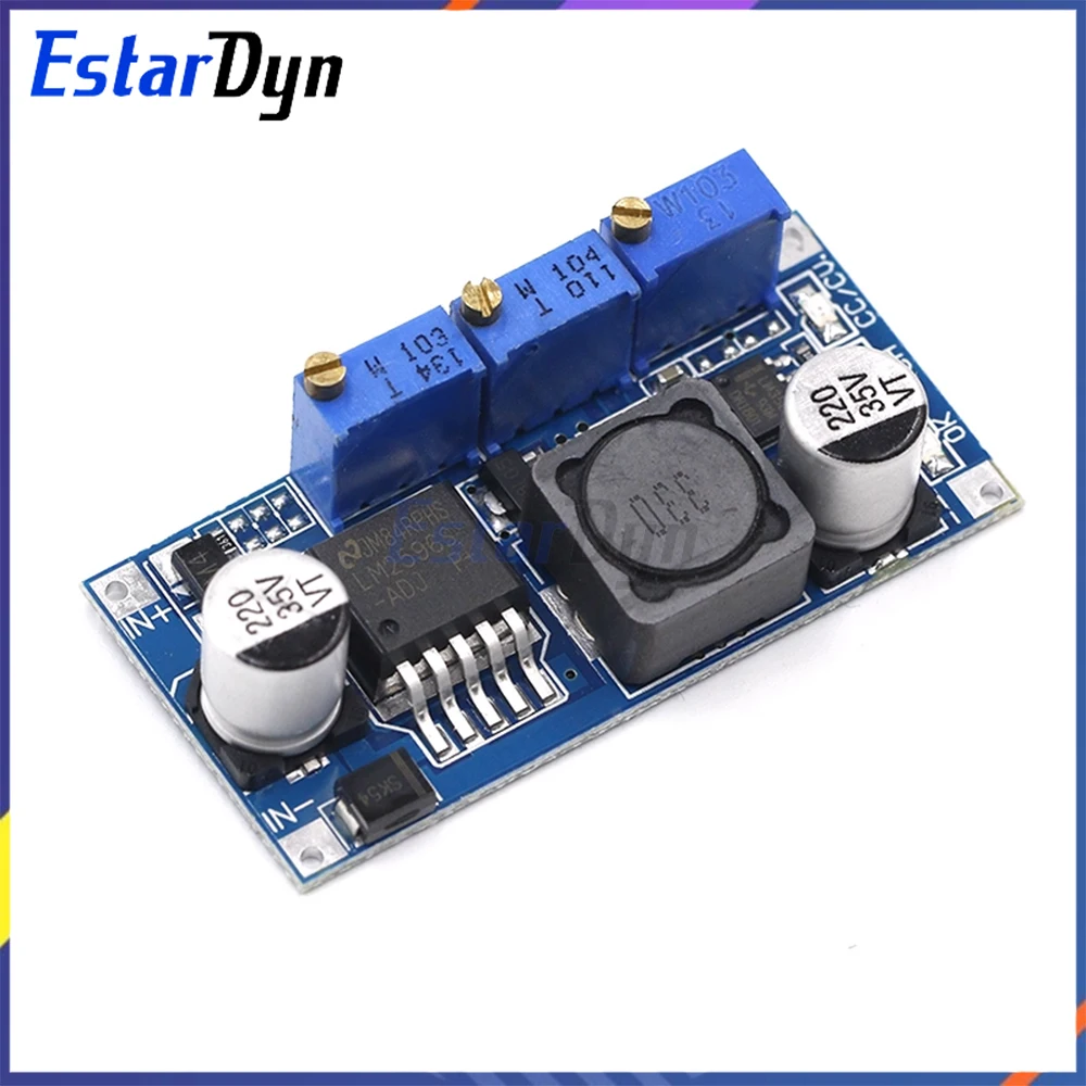 LM2596S CC/CV 3A Buck Converter Einstellbares Leistungsmodul für LED-Treiber Lithium-Batterieladegerät, 4–40 V Eingang