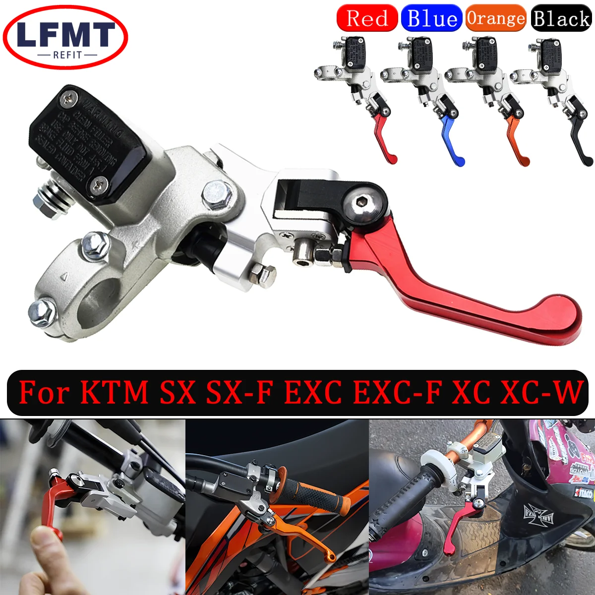 22mm 7/8'' Motorcycle Right Brake Master Cylinder Pump CNC Fold Brake Lever For KTM EXC EXC-F SX SX-F XC XC-W XC-F XCF-W 2023