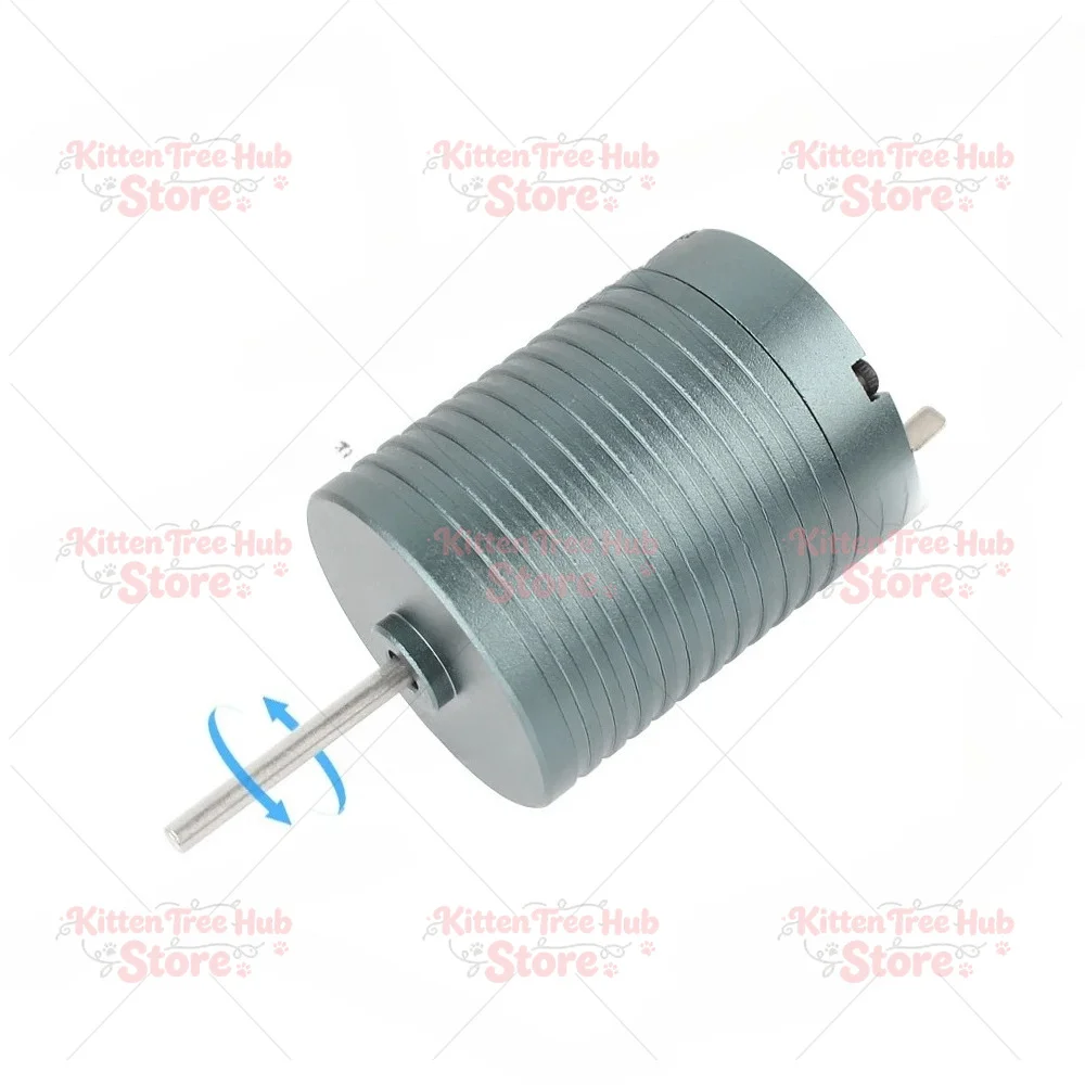 Round 370 O-Shaft 18.7mm Shaft Length High Performance 44K Brushless Motor