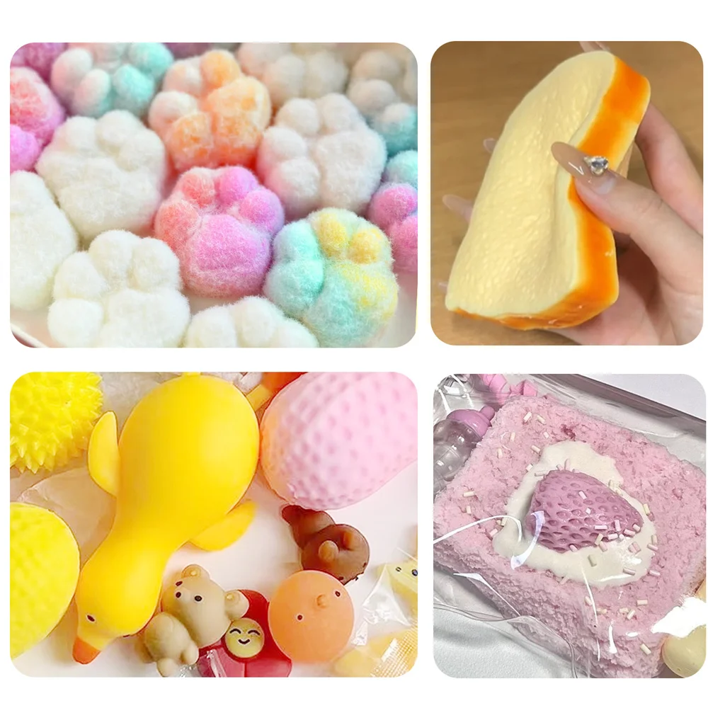 1:1 AB Epoxy Resin Glue Squishy Gel Soft Liquid Silicone Mold Decompression Toys Gift Squeezing Toys Gifts 200/500/1000ml