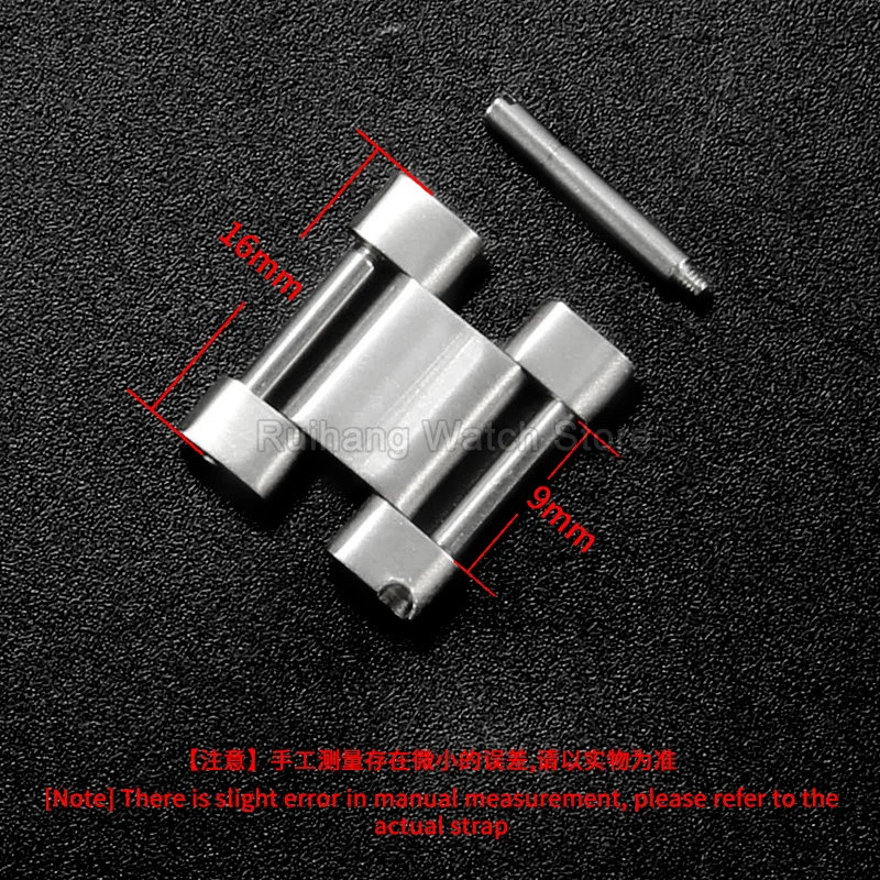 9x16mm for Rolex GMT Master Yacht Master Datejust Exquisite Plating Strong Adhesion End Piece 9x16mm Watchband Replacement