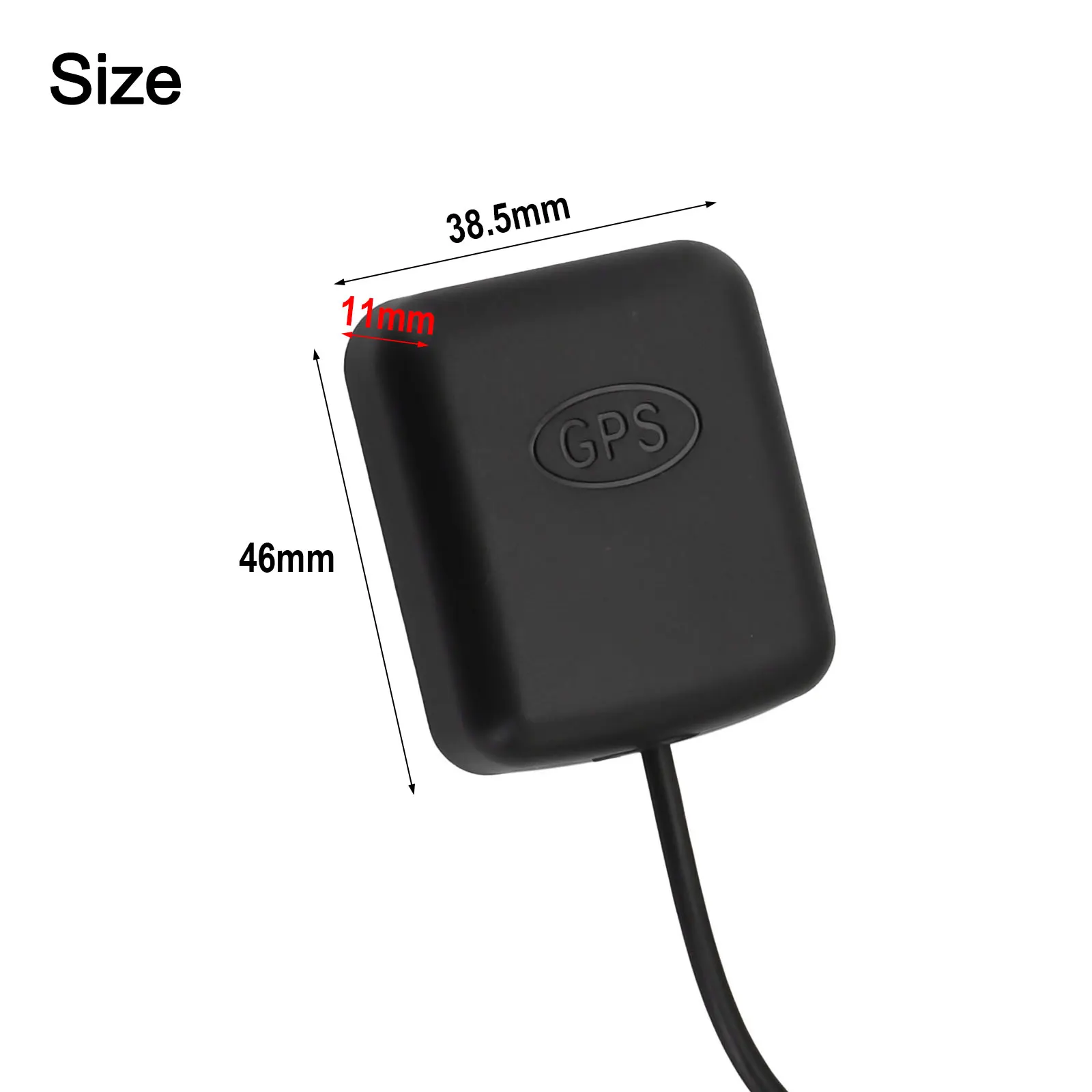 3.5mm Elbow Antenna Car GPS Signal Module Wear-resistant Signal Enhancement Compact Size Easy Use Non-deformed