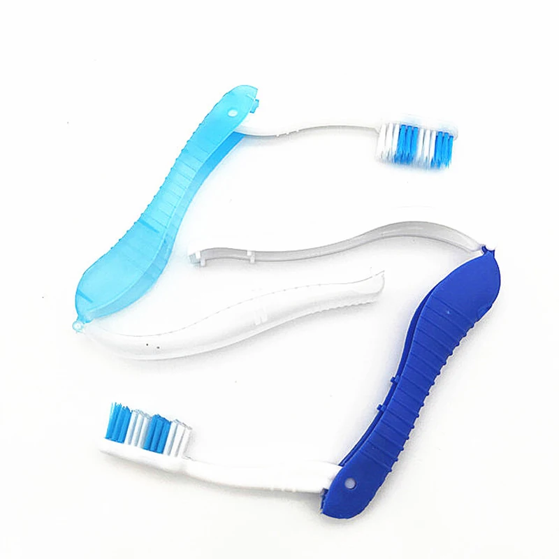 Hygiene Oral Portable Disposable Foldable Travel Camping Toothbrush Hiking Tooth Brush Tooth Cleaning Tools Folding Toothbrush