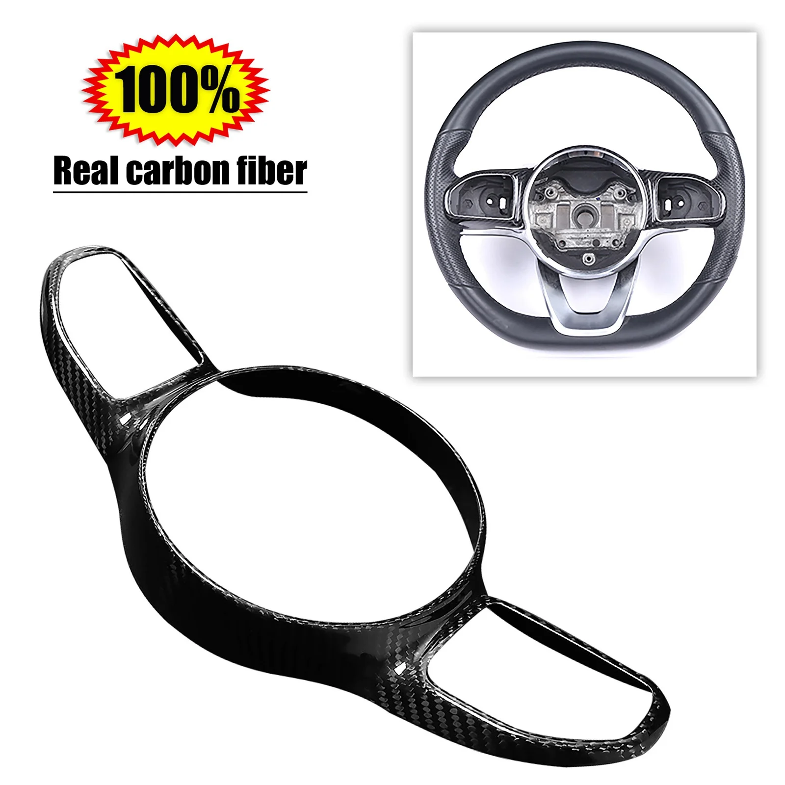 Car Steering Wheel Button Frame Trim Cover for Benz W118 CLA260/A180/A200L
