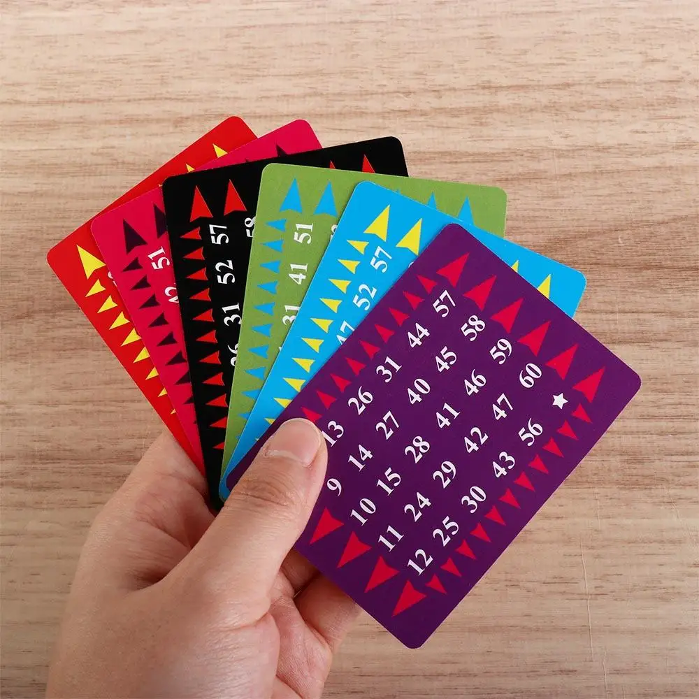Funny Perspective Cards Calculation Telepathy Card Magic Toys Telepathy Age Test Card Close Up For