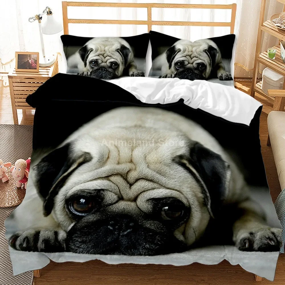 Lovely Dog Dalmatian Bedding Set 3d Luxury Duvet Cover Sets Comforter Duvet Cover Queen King Single Size Black White Animal Pet