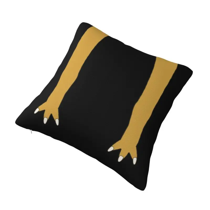 Custom Luxury Chicken Feet Cushion Covers 45x45cm Velvet Cartoon Animal Pillow Case for Sofa Square Pillowcase