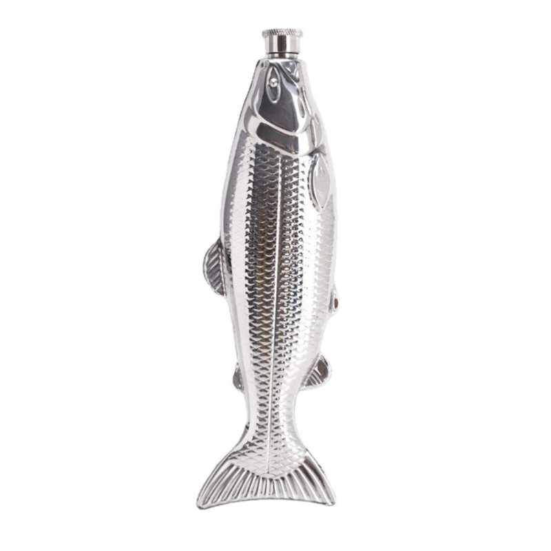 Unique 5Ounce Fish Designs Liquor Flask Suitable for Mixologists Easy to Clean Dropshipping