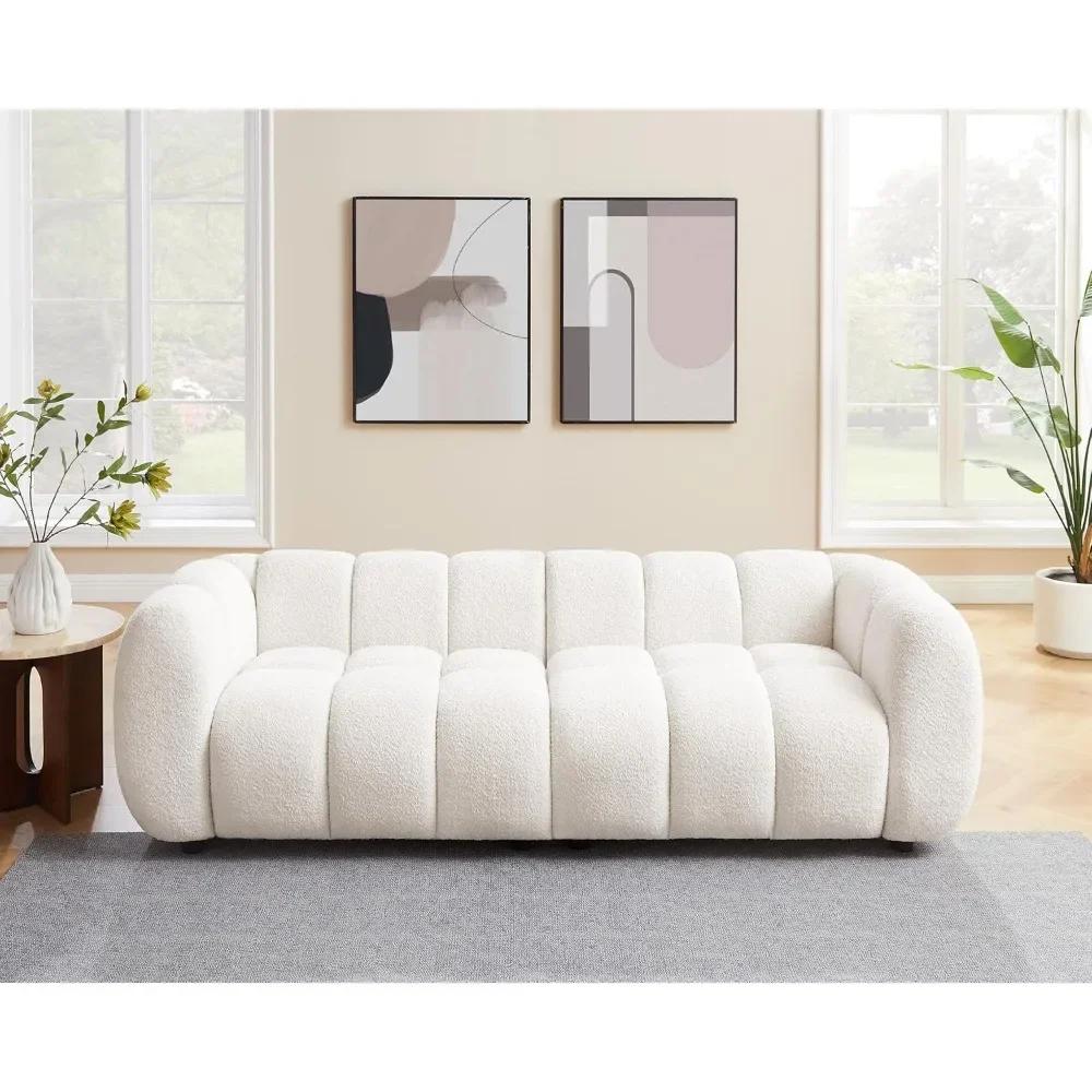 

89" Oversized, Modern Upholstered Tufted Cloud , Deep Seat Sofa,Cozy Modern 3 Seater Couch for Living Room, Bedroom, Apartmen