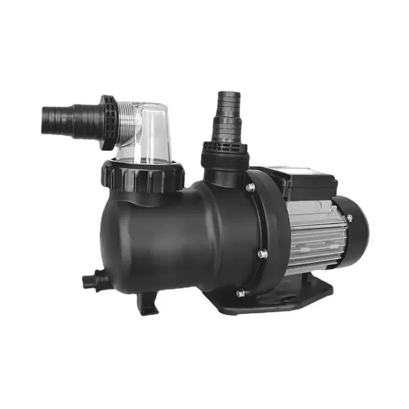 1HP Self Priming Sand Filter Pump 115V High Flow 9.5m3/h Energy Saving Single Speed Motor for Ground Swimming Pool Water