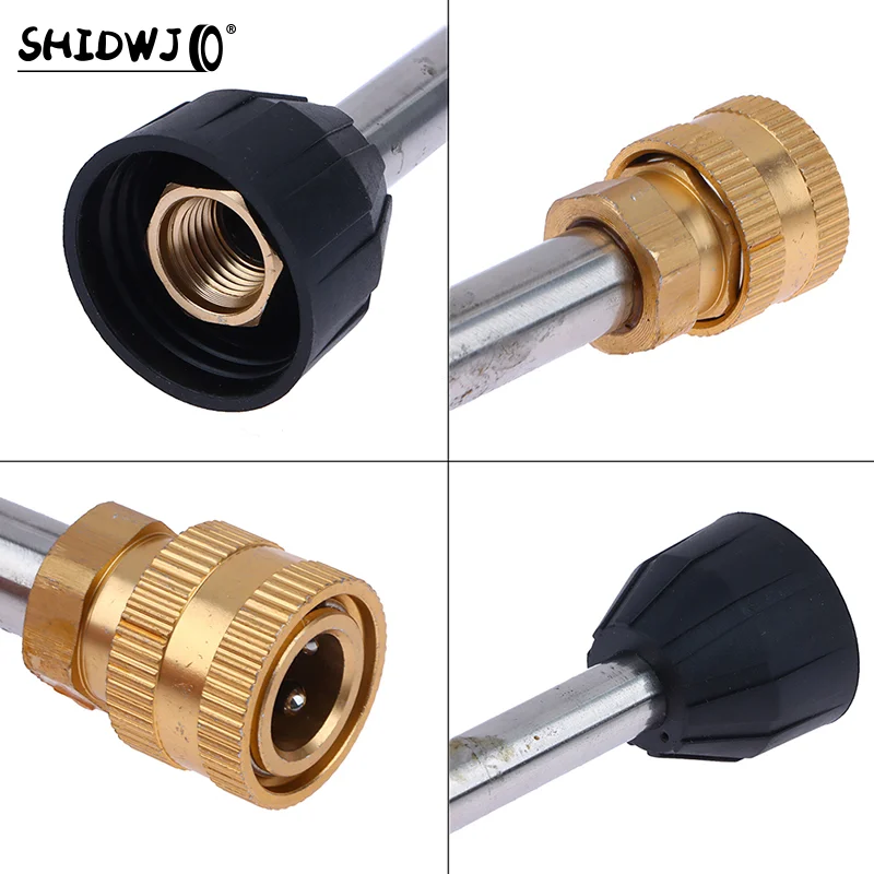 Lithium Car Washer Cleaning Tool Stainless Steel Extension Rod Lithium Water Gun Wireless Car Washer Extension Rod Nozzle