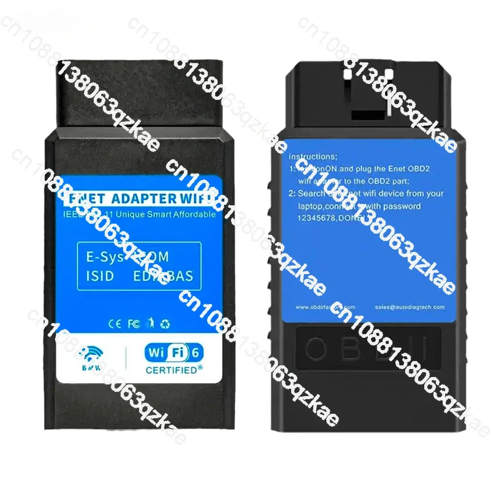 ENET Adapter WiFi Wireless for BMW F/G/I-Series OBD2 Diagnostic & Coding Adapter Compatible with BimmerCode/Bimmer Mobile Apps