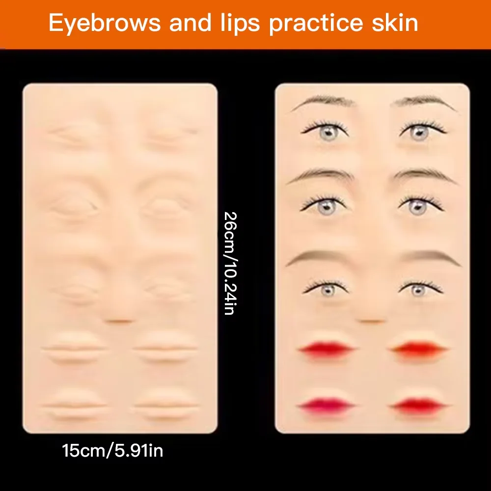 

Практика татуировки Кожа Практика кожи для лица Особенности макияжа Силиконовая кожа Тренировка татуировки, 3D Практика татуировки на лице Кожа