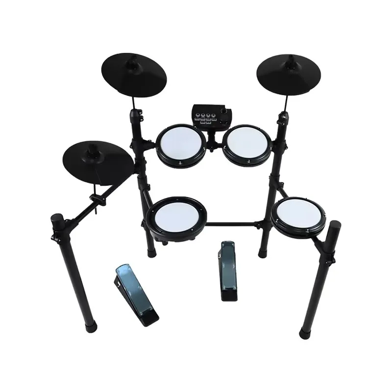 Professional Electronic Drum Kit Complete Digital Electric Percussion Set with Excellent Sound Effect for Beginner Home Practice