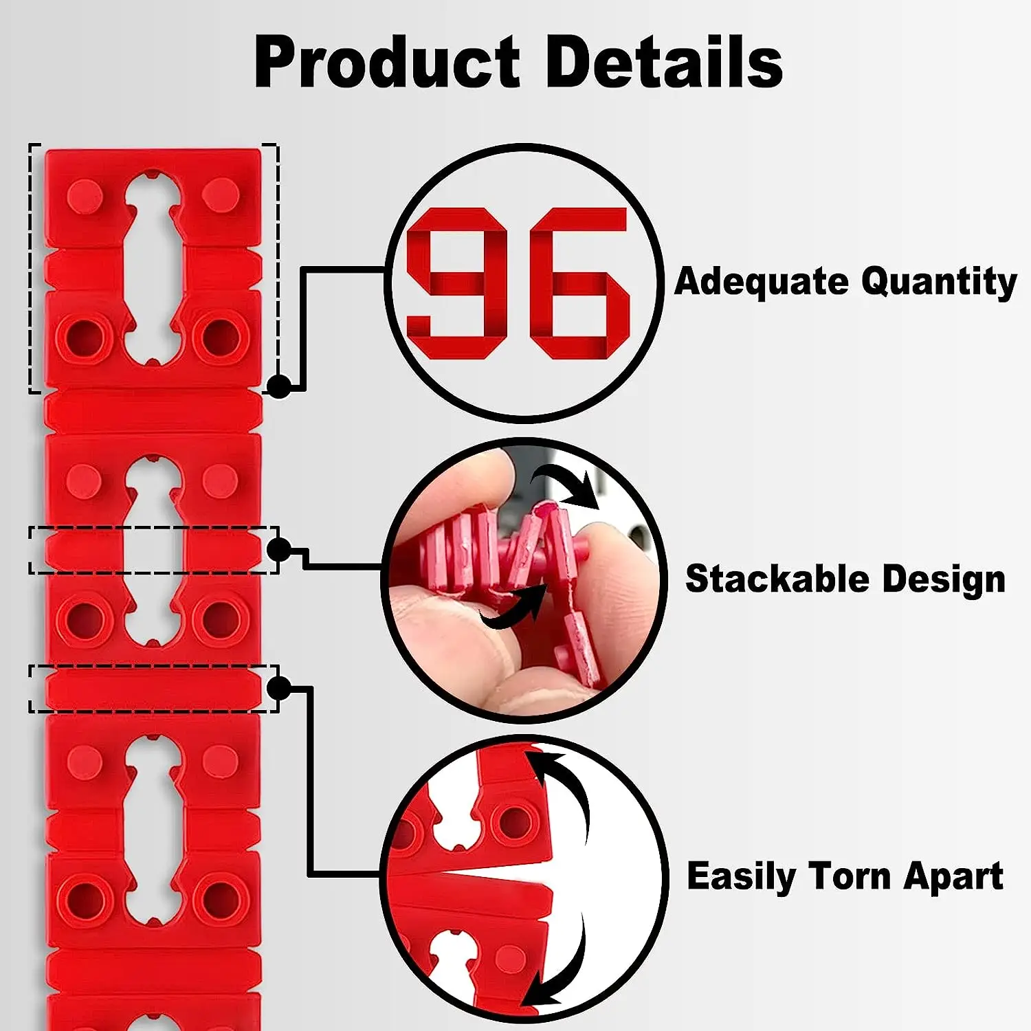 24pcs Switch And Receptacle Outlet Spacers For Loose Outlet Plug Fix, Electrical Box Extender Outlet Shims Light Switch Spacer