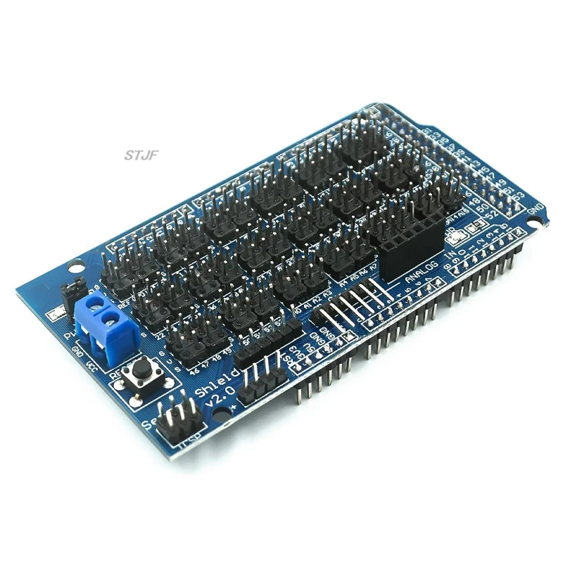 For Arduino MEGA Sensor Shield V1.0 V2.0 Dedicated Expansion Development Board MEGA 2560 Sup IIC Bluetooth SD Robot Parts DIY