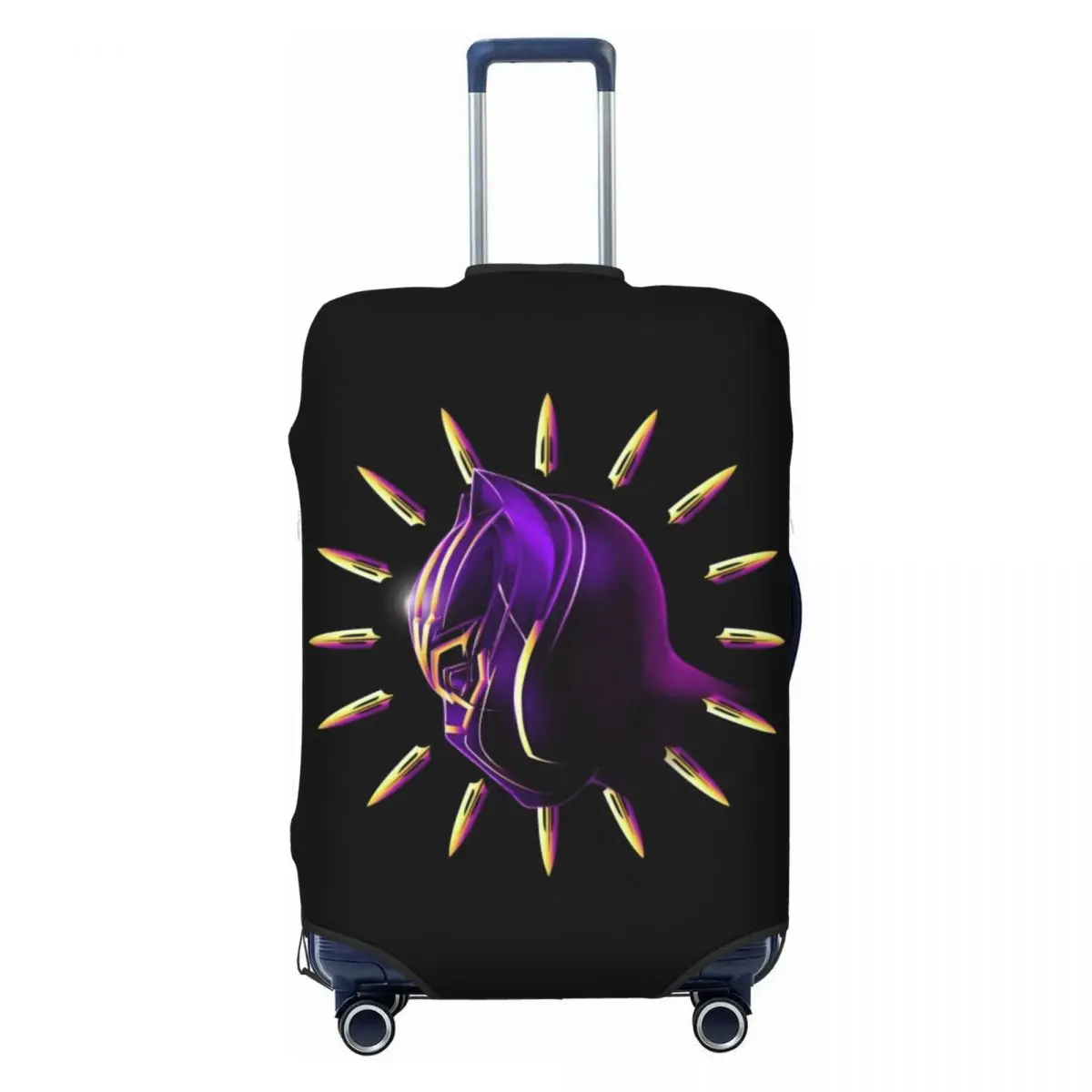 

Custom Fashion Blacks Panthers Movie Luggage Cover Protector Washable Travel Suitcase Covers