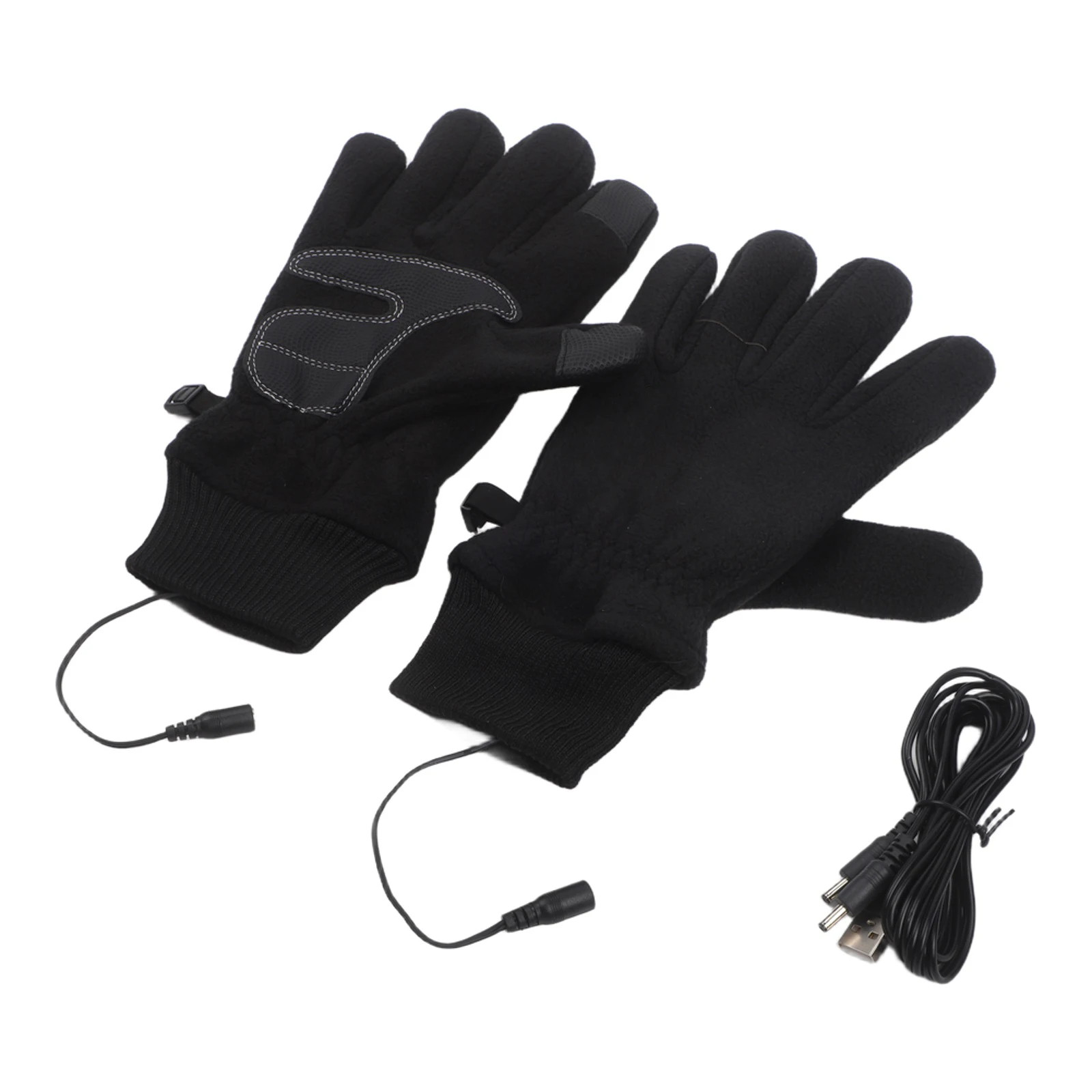 Comfortable Winter Mittens Winter Sports Gloves Touchscreen Tips Heated Gloves Adjustable Fit Windproof Design