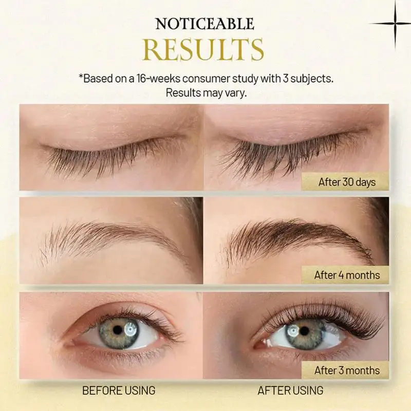 Sérum Rehausseur de Cils pour Plus Longs, Rehausseur de Sourcils, Essence de Lifting