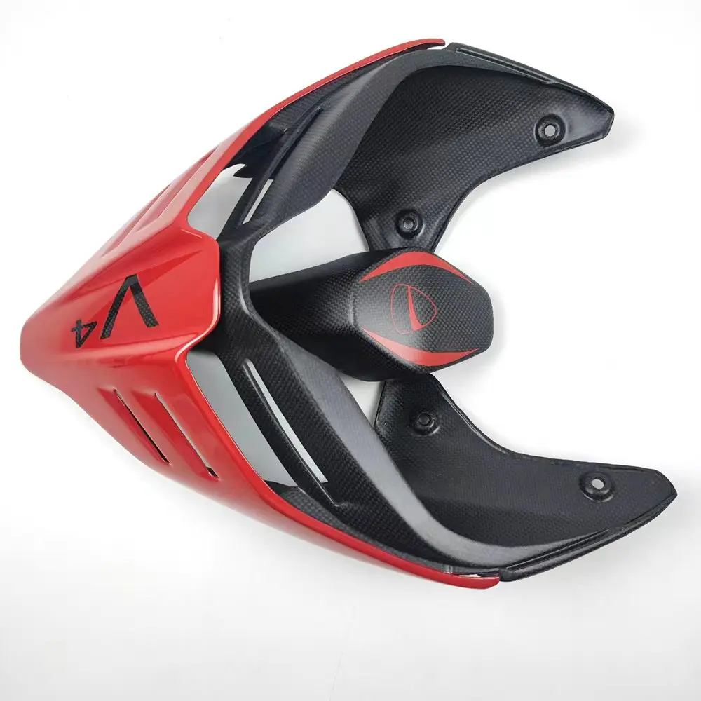 Suitable for Ducati V4 V2 Streetfighter V4 V2 Carbon Fiber Modified Shell Accessories Lamborghini Rear Hump Dry Carbon Fairing