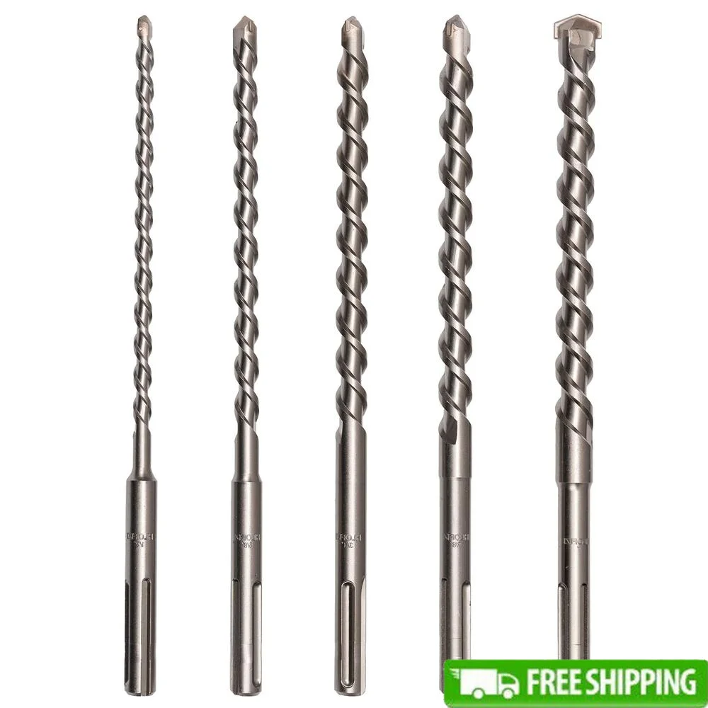 5-Piece SDS Max Rotary Hammer Drill Bits Set 15