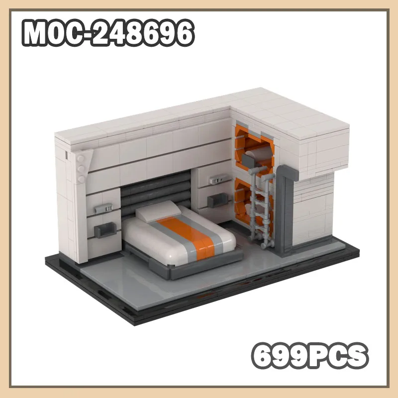 

Конструктор MOC-248696 «Дом Халсион» из серии «Звездные войны», 699 деталей, для сборки и демонстрации, коллекционная модель, креативная игрушка