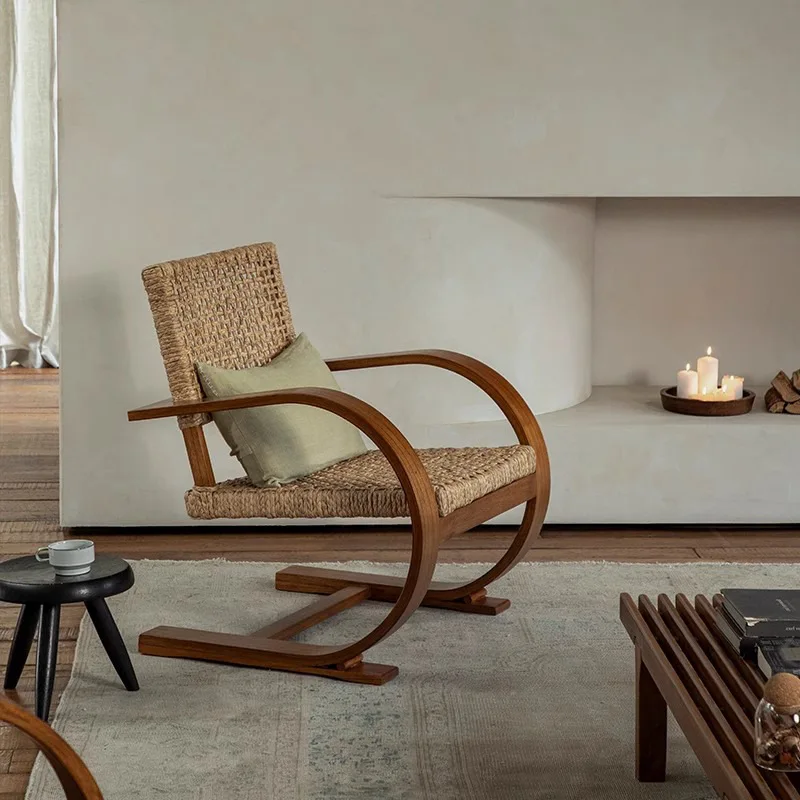 Medieval style, living room solid wood, sofa chair