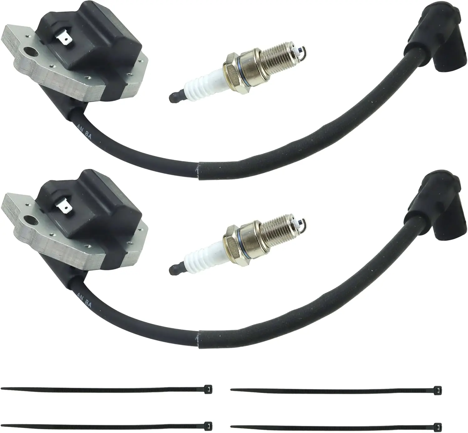 21171-0745 Ignition Coils Module for Kawasaki FH721V  FH680V Lawn Mowers Engine with Spark Plug,Replaces for KM 21171-0742