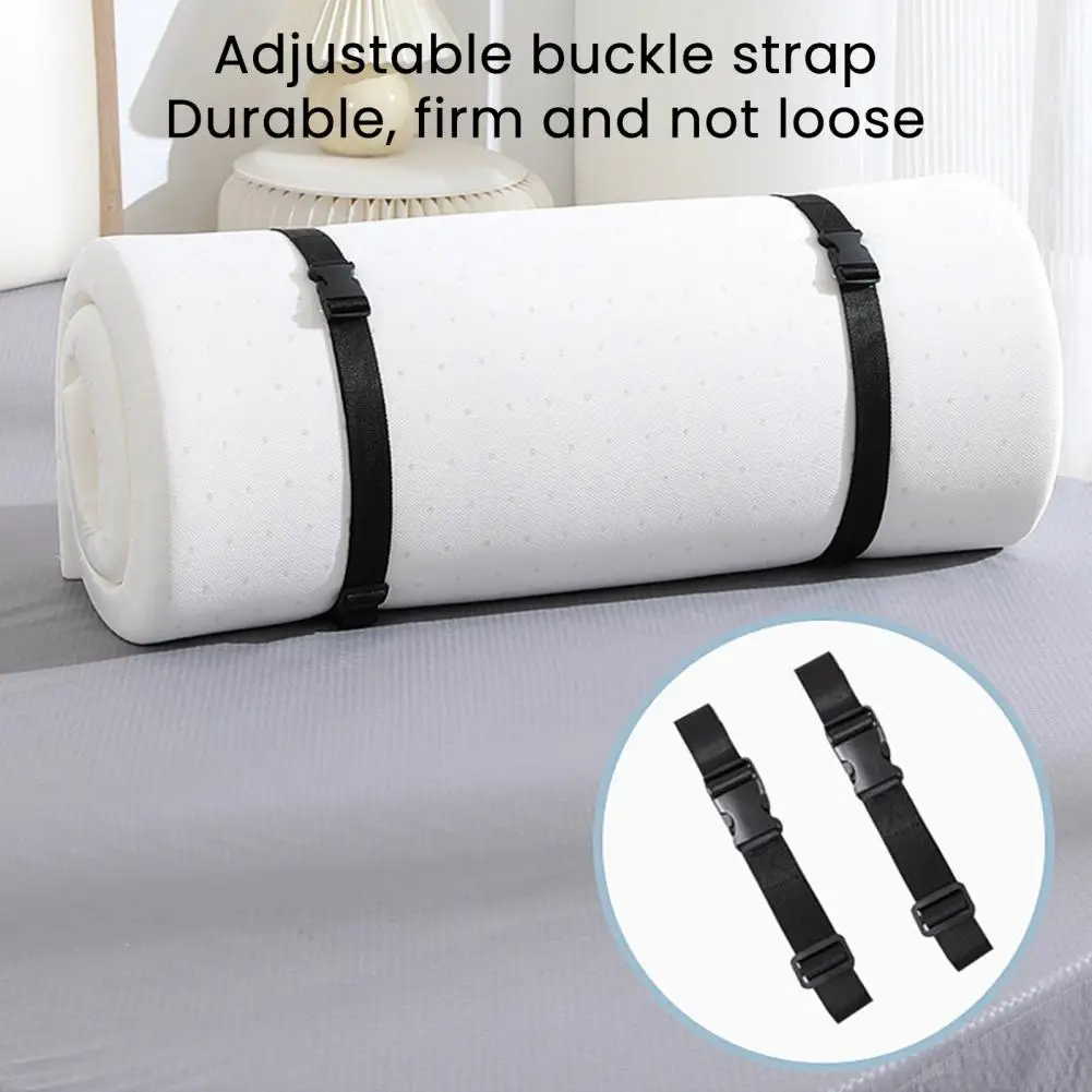 Adjustable Mattress Binding Straps 2pcs Adjustable Latex Mattress Bundling Belts with Quick Release Buckles Heavy for Packing