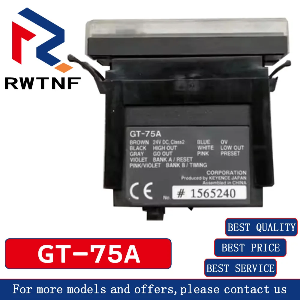 ยี่ห้อใหม่ของแท้ GT-75A KEYENCE ทั่วไปเซ็นเซอร์ติดต่อดิจิตอล,100% Original คลังสินค้าสต็อก