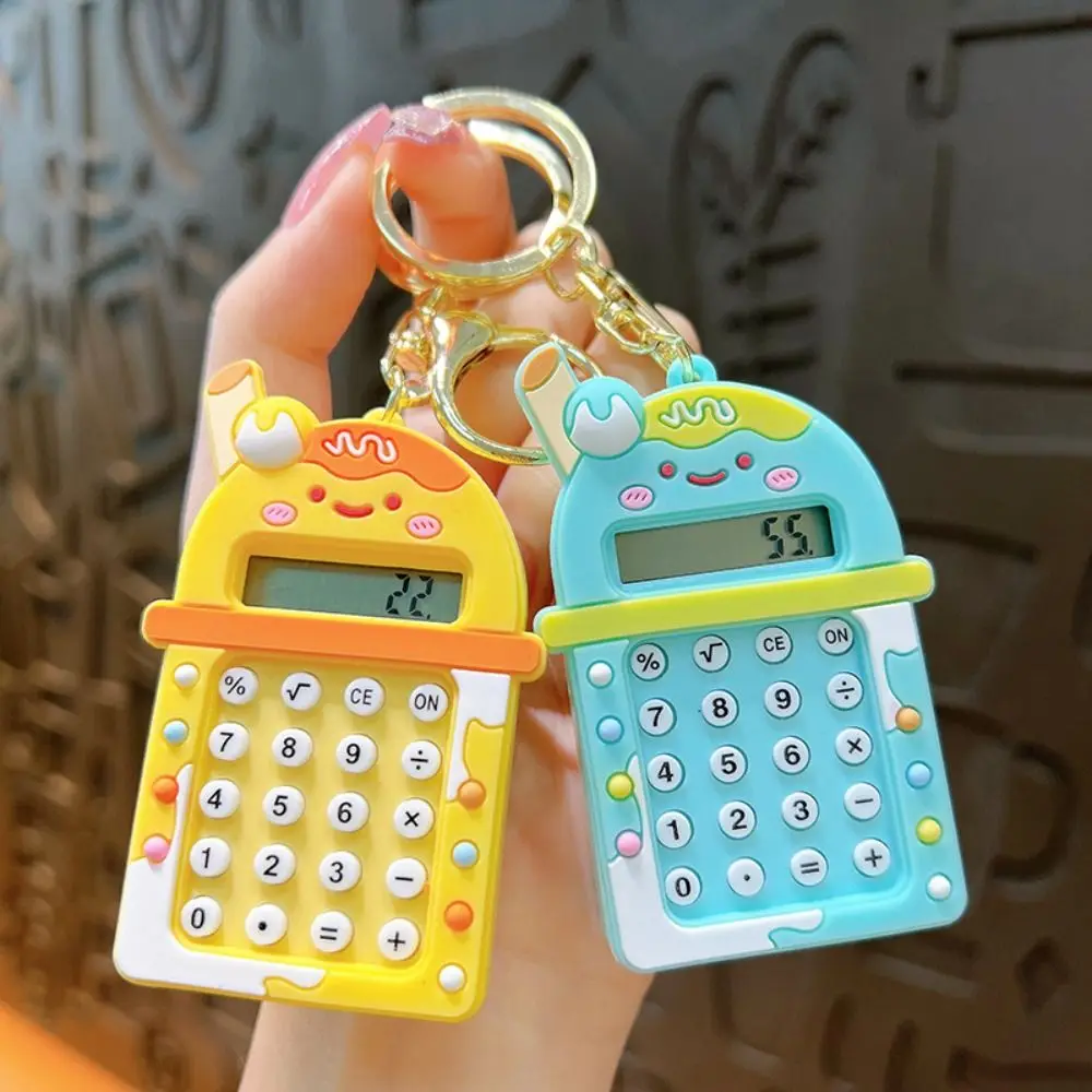 Kawaii Mini Calculator Portable Candy Color 8 Digits Display School Supplies Maze Lightweight Student Stationery Student