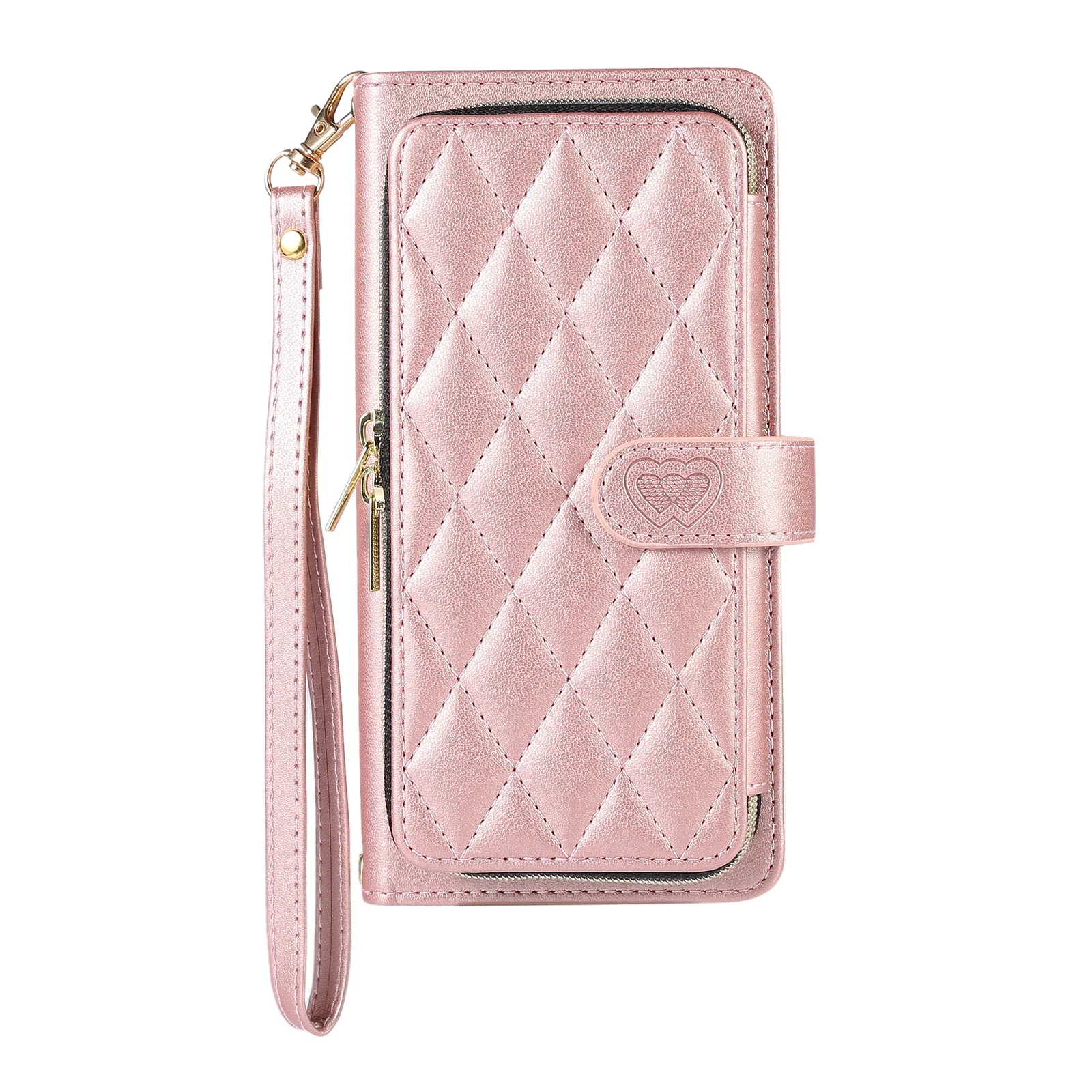 Zippered case Leather Case Anti-fall Wallet Flip Phone Case For iPhone6/6s/7/8/SE2020/SE3/11/12/13/14/15/16 Pro